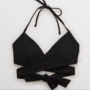 Aerie wrap halter bikini top
